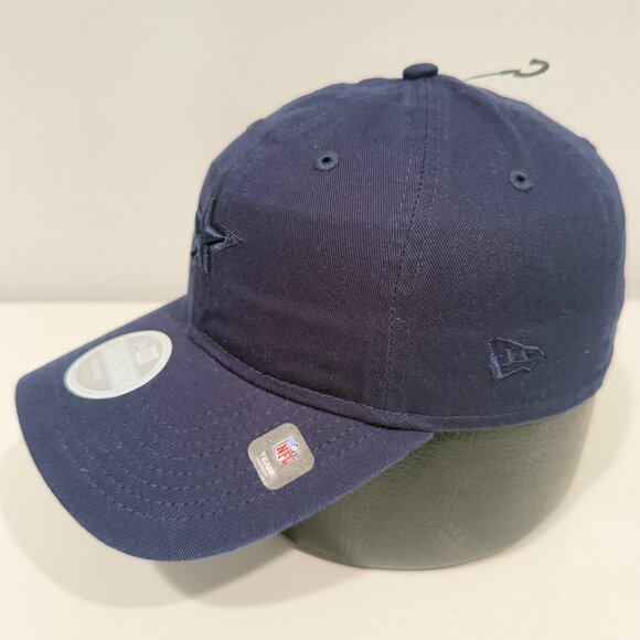 Dallas Cowboys NFL New Era 9TWENTY Women Strapback Adjustable Hat Navy Blue - Picture 3 of 6